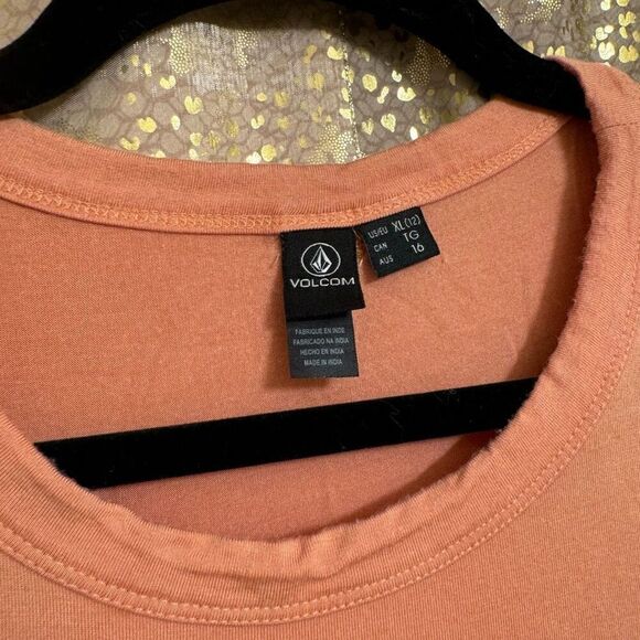 Volcom Stonelight Clay Peach Orangey Racerback Midi Maxi Dress XL - Picture 3 of 8